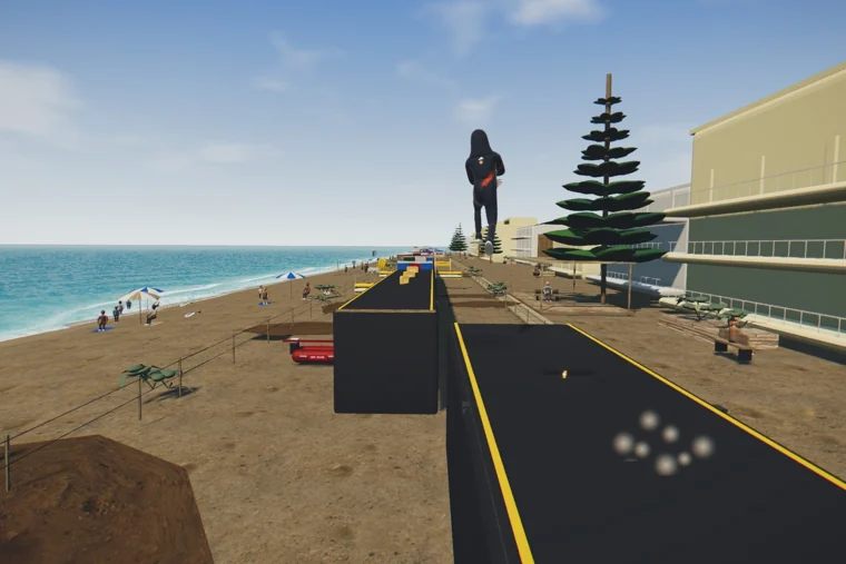 Out to the coastline