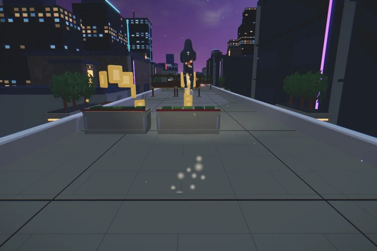 The rooftop route