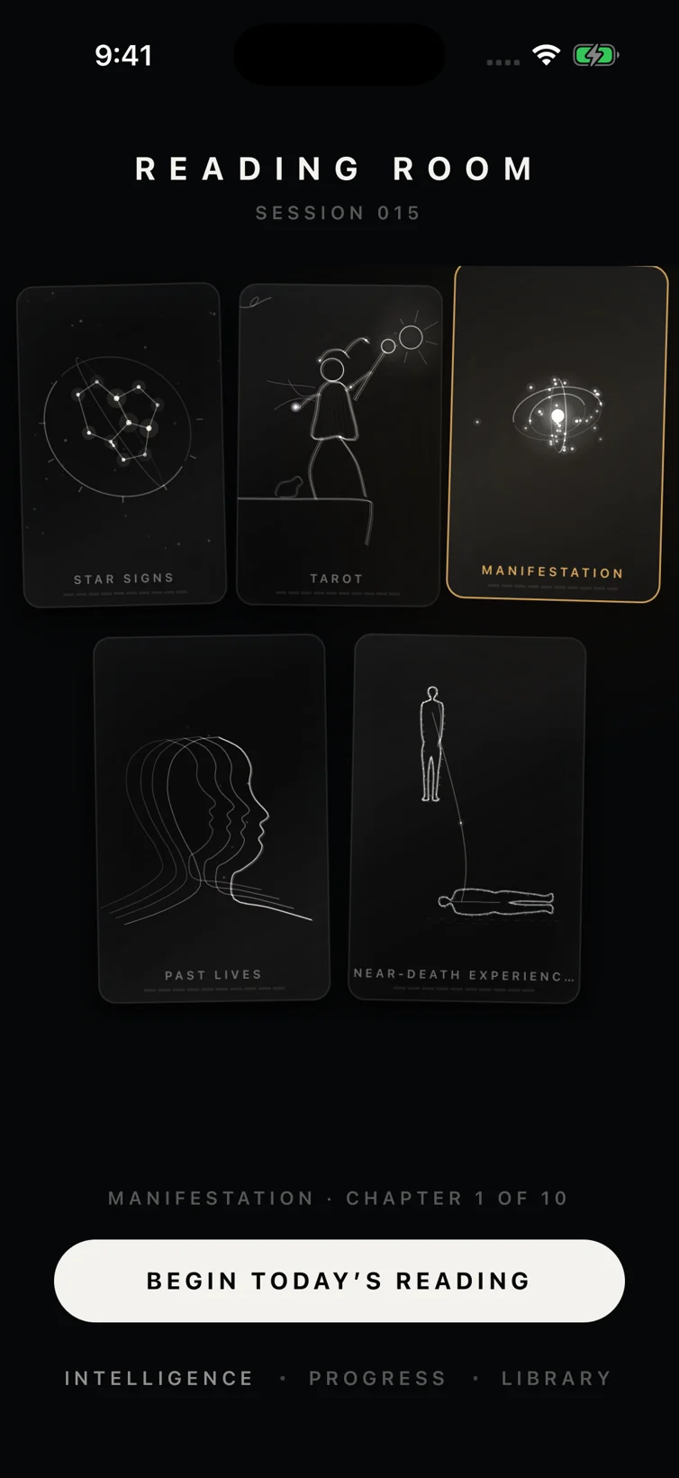 Five subjects I wanted to explore